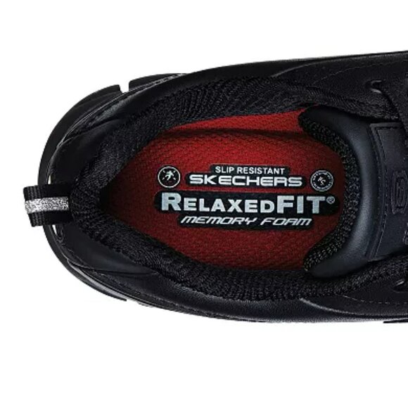 Skechers Sure Track Trickel Women's Work Shoes - Size 7.5, Black - Picture 4 of 12